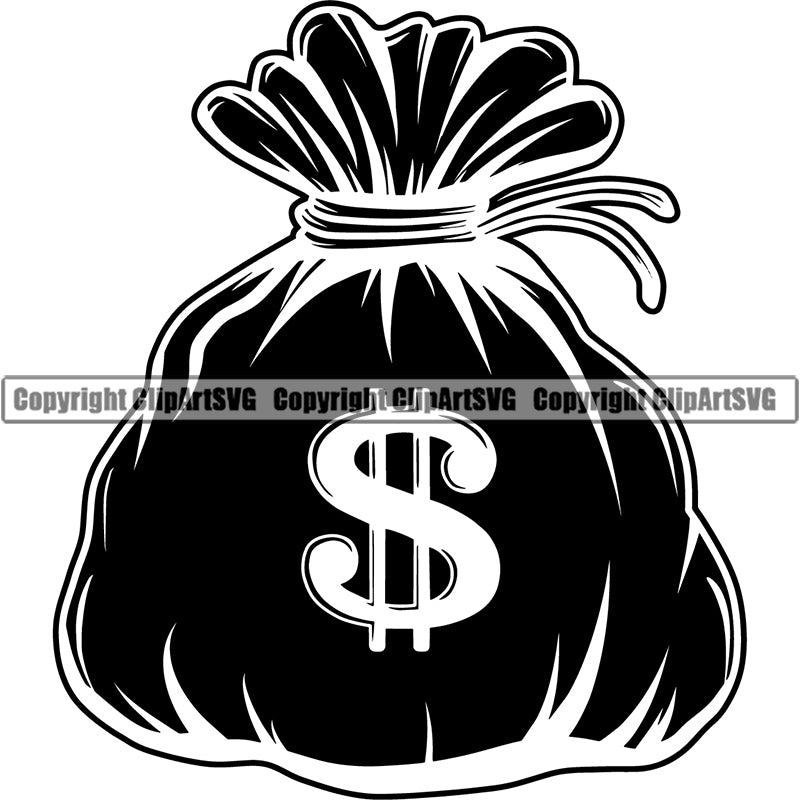 Money Bag SVG Money Bag With Dollar Sign Money Bag Clipart Cash Bag Svg  Bank Bag Svg Bag of Money Svg Dollar Bag Svg CUTFILES - Etsy | Money bag, Cash  bag,